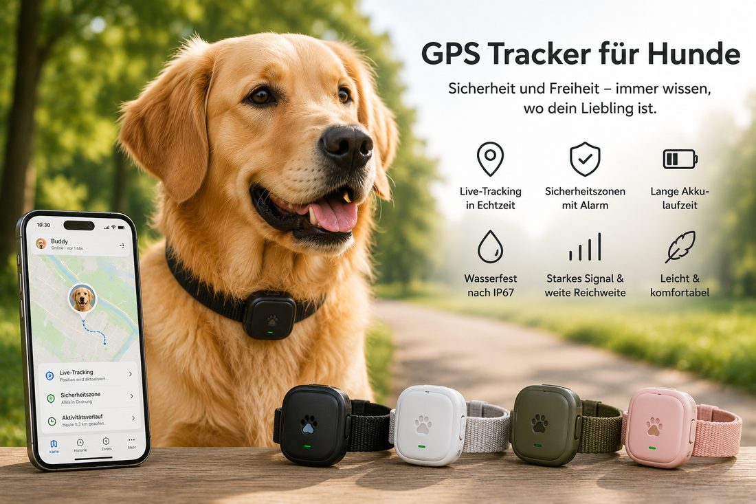 Tractive GPS Tracker für Hunde und Katzen